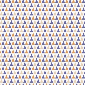 tall triangles-white indigo ginger beige