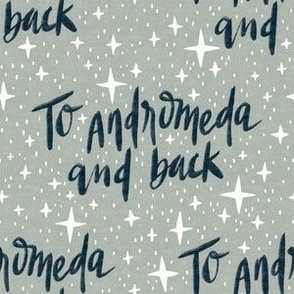 (Love you ) to andromeda and back - original White
