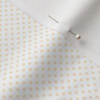 mini polka dots ivory