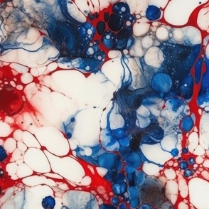 Red White and Blue Alcohol Ink  USA Patriotic  Flag Colors Alcohol Ink 