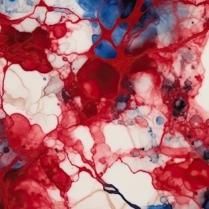 Red White and Blue Alcohol Ink UK Patriotic  Flag Colors Alcohol Ink 