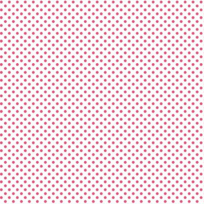 mini polka dots hot pink