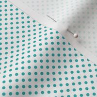 mini polka dots teal