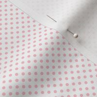 mini polka dots light pink