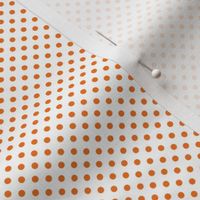 mini polka dots orange