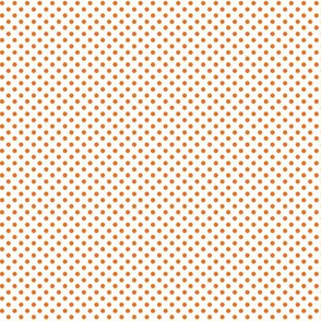 mini polka dots orange