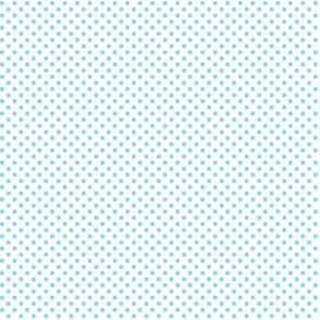 mini polka dots sky blue