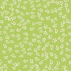 Dot Cluster- Coordinate small print GREEN