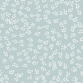 Dot Cluster- Coordinate small print PALE BLUE