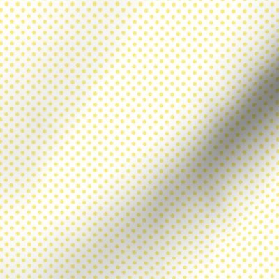 mini polka dots lemon yellow