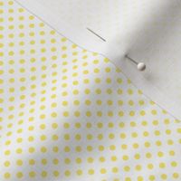 mini polka dots lemon yellow