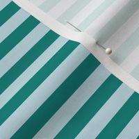 Coastal stripes in green