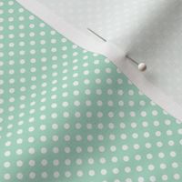 mini polka dots 2 mint green