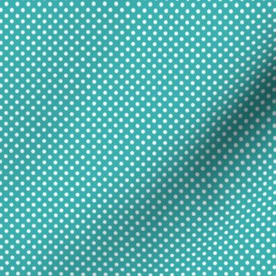 mini polka dots 2 teal