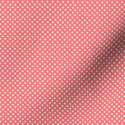 mini polka dots 2 coral