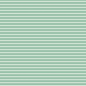 Lake Life rowing stripes|  mint | extra small