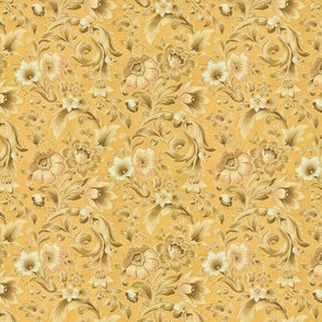 Aesthetic style baroque floral  