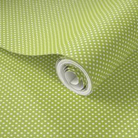 mini polka dots 2 lime green