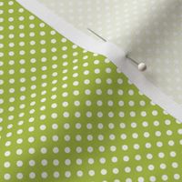 mini polka dots 2 lime green