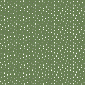 Jade Green Messy Dots