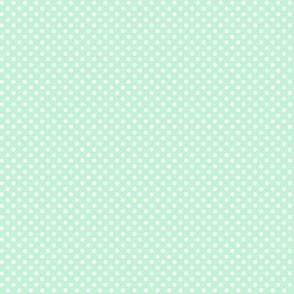 mini polka dots 2 ice mint green