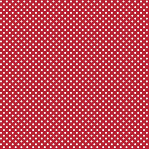 mini polka dots 2 red