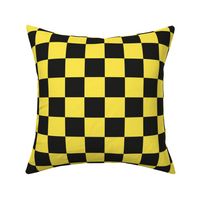 Black/Yellow Checkerboard - Medium