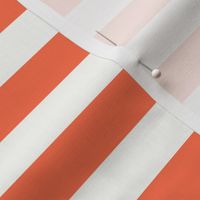 Orange/White Stripe Horizontal - Medium