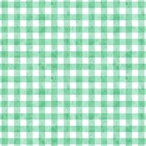 (small scale) Spring Green Gingham Plaid - LAD23