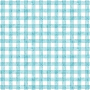 (small scale) Spring Blue Gingham Plaid - LAD23