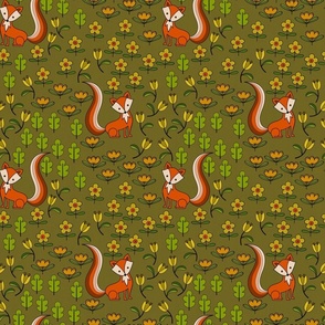 Foxes in the Garden