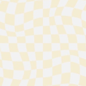 Swirly Checkers - Cream on Top