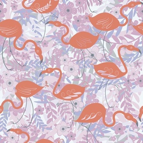 Flamingo garden