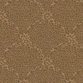 Leopard Peanut on Brown