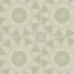 relaxing radial – in mint and green