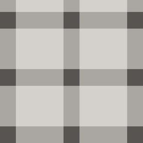 cream and warm gray gingham