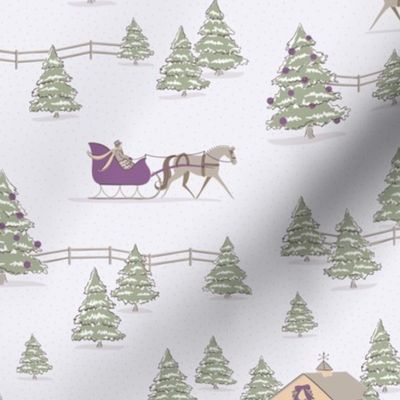 Sleigh Ride | Violet and Buttercream | Country Christmas