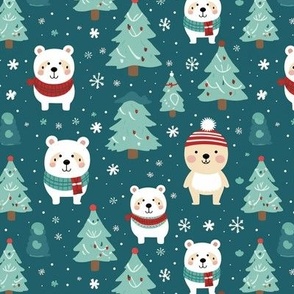 Christmas trees and polar bears