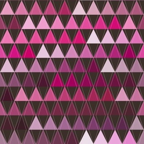 Triangles In Pink and Brown 