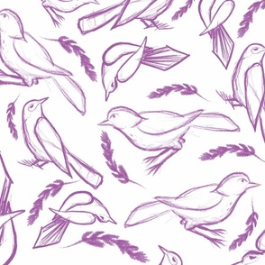 Sketchy_Birds purple 