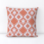 Aztec diamonds mosaic dusted light terracotta