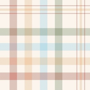Blanket Plaid II | Sorbet Pastels | Kitchen and Cottagecore