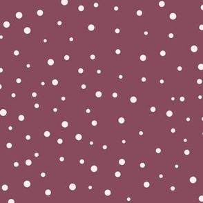 Scattered Dots – Organic and Irregular Dots, Pink Mauve and Light Light Pink