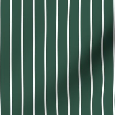 Scandinavian Christmas Stripes - Green