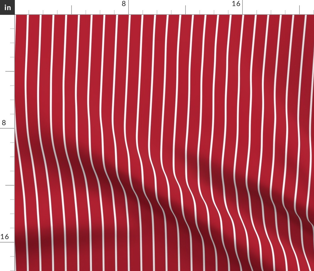 Scandinavian Christmas Stripes - Red
