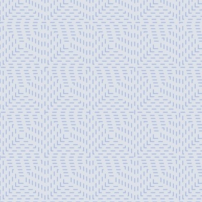 Dashed Illusion-Frozen Periwinkle Blue-Shibori Blues Palette