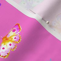 Dancing Moths // Bright Pink 