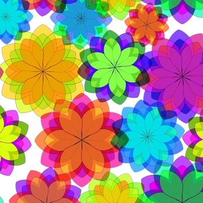 Colorful Flowers V1-LG