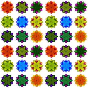 Colorful Flowers Grid V2-SM