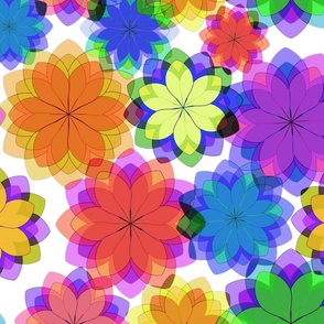 Colorful Flowers V2-LG